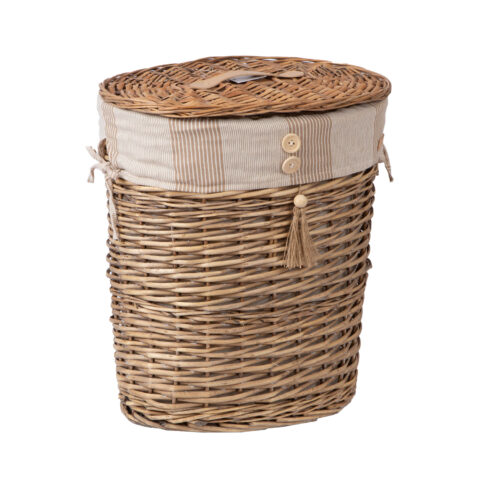 Pesukorv WILLI STRIPE 41x29xH45cm Korvid ja korvriiulid Korvid ja korvriiulid