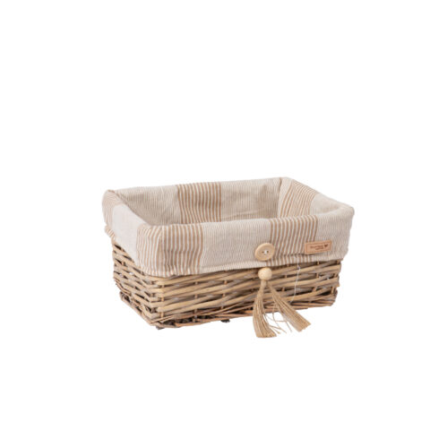 Korv WILLI STRIPE 28x19xH13cm Korvid ja korvriiulid Korvid ja korvriiulid