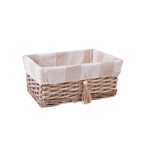 Korv WILLI STRIPE 38x25xH16cm Korvid ja korvriiulid Korvid ja korvriiulid