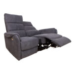 Diivan BOWERS 2-kohaline elektriline recliner 135x98xH109cm, sinakashall Diivanid Diivanid
