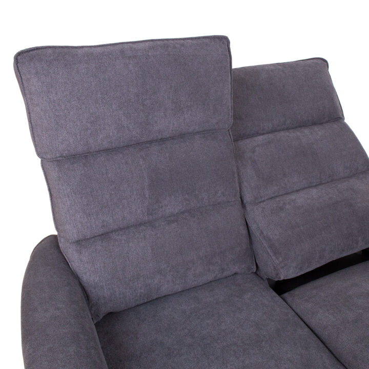 Diivan BOWERS 2-kohaline elektriline recliner 135x98xH109cm, sinakashall Diivanid Diivanid
