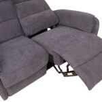 Diivan BOWERS 2-kohaline elektriline recliner 135x98xH109cm, sinakashall Diivanid Diivanid