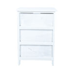 Kummut MIHKLI 3-sahtliga 40x29x58cm, valge Esik ja Garderoob