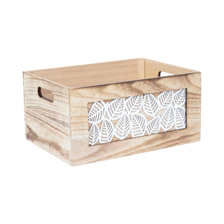 Puitkast KASEKE 36x26x18cm, naturaalne Karbid, kastid ja kirstud