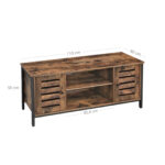 Telerialus 110x40x50cm, antiikne, must TV-alused