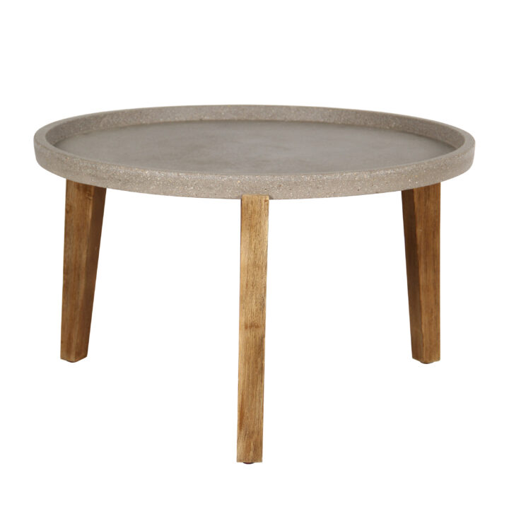Abilaud SANDSTONE D73xH48cm, pruunikas komposiitkivi, puidust jalad Aiadiivanid ja komplektid Betoon ja kivi G4y