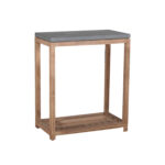 Riiul SANDSTONE 65,5×34,5xH75cm, hall fiibertsement, puidust raam Riiulid Betoon ja kivi G4y