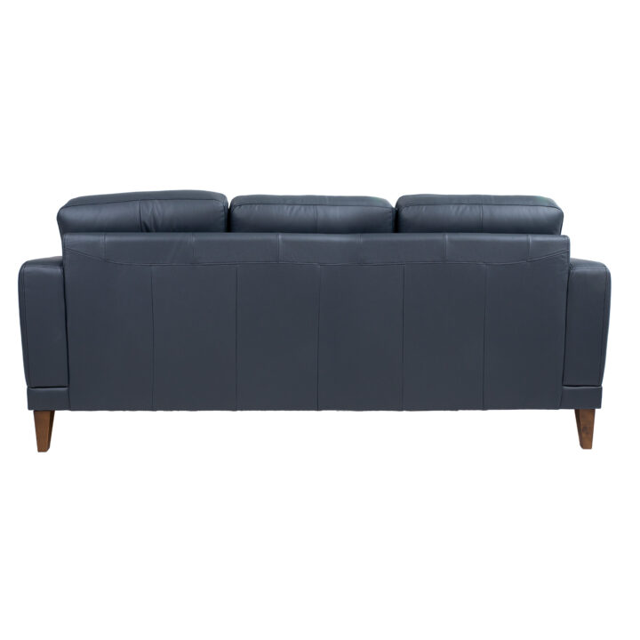 Diivan BARTEK 3-kohaline 209,5x96xH92cm, sinakasmust nahk Diivanid Diivanid
