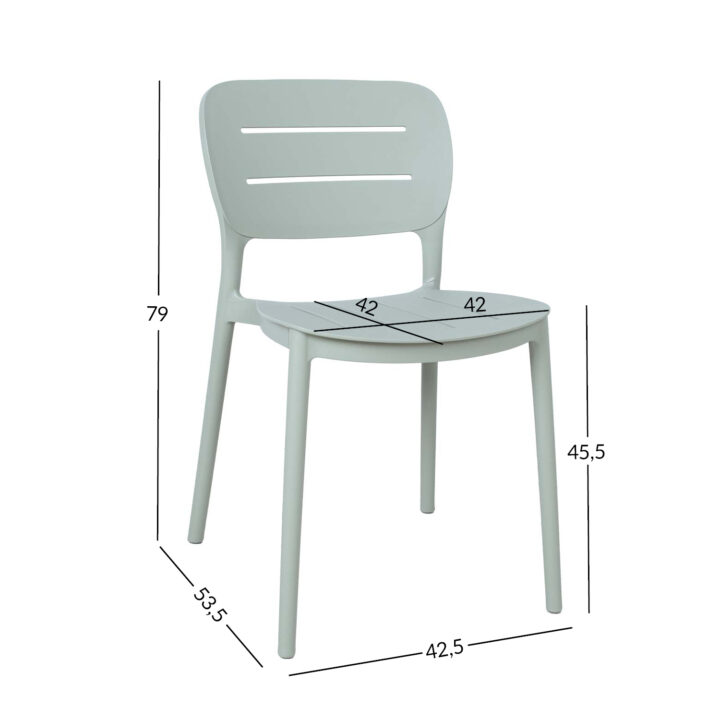 Tool MANGO 42,5×53,5xH79cm, rohekashall plastik Aiatoolid ja aiapingid