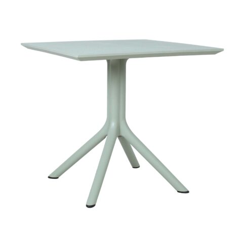 Laud MANGO 80x80xH75cm, rohekashall plastik Aialauad