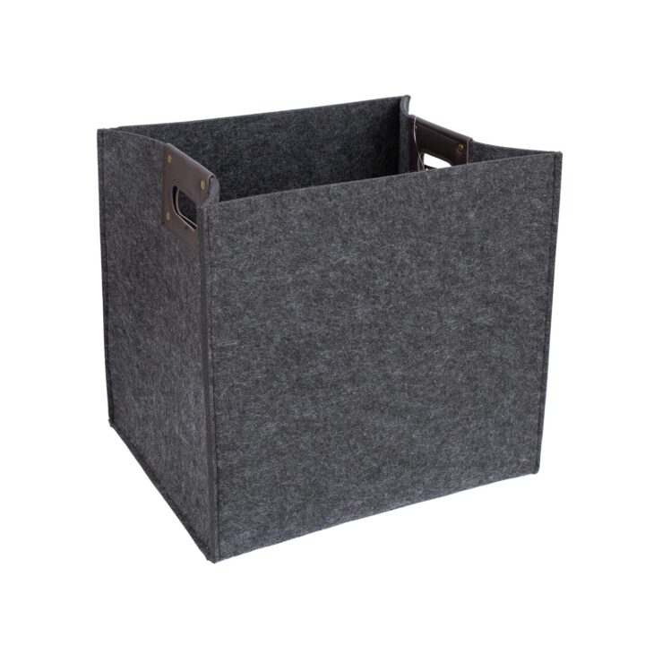 Kast MAX FELT-1, 40x32xH37cm, tumehall vilt, käepidemetega Esik ja Garderoob Kangast karbid