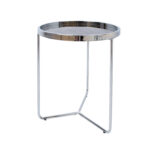 Abilaud ASTOR D45xH49cm, hall, klaas, terasjalad Diivanilauad ja abilauad Diivanilauad ja abilauad