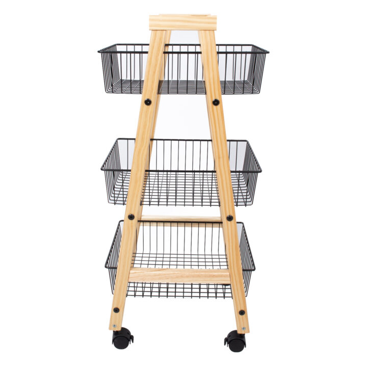 Riiul BREN must, 32x37xH81cm, täispuit, teras Esik ja Garderoob Esikumööbel