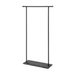 Stange FRANY 96x30xH162cm must, teras, laminaatplaat Esik ja Garderoob H04-200 Riidestanged ja nagid