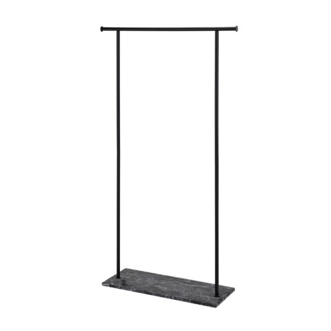 Stange FRANY 96x30xH162cm must, teras, laminaatplaat Esik ja Garderoob H04-200 Riidestanged ja nagid