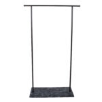 Stange FRANY 96x30xH162cm must, teras, laminaatplaat Esik ja Garderoob H04-200 Riidestanged ja nagid