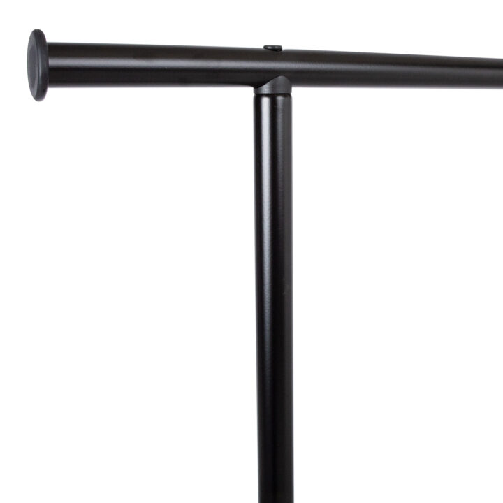 Stange FRANY 96x30xH162cm must, teras, laminaatplaat Esik ja Garderoob H04-200 Riidestanged ja nagid