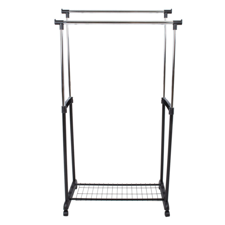 Stange FRY 83x43xH93,5-168cm, must/ kroom Esik ja Garderoob H04-200 Riidestanged ja nagid