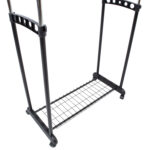 Stange FRY 83x43xH93,5-168cm, must/ kroom Esik ja Garderoob H04-200 Riidestanged ja nagid