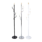 Põrandanagi GLADE D28xH174cm must, teras, puit Esik ja Garderoob H04-200 Riidestanged ja nagid