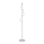 Põrandanagi GLADE D28xH174cm valge, teras, puit Esik ja Garderoob H04-200 Riidestanged ja nagid