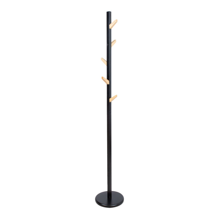 Põrandanagi FOREST D28xH177cm, must/naturaalne Esik ja Garderoob Esikumööbel