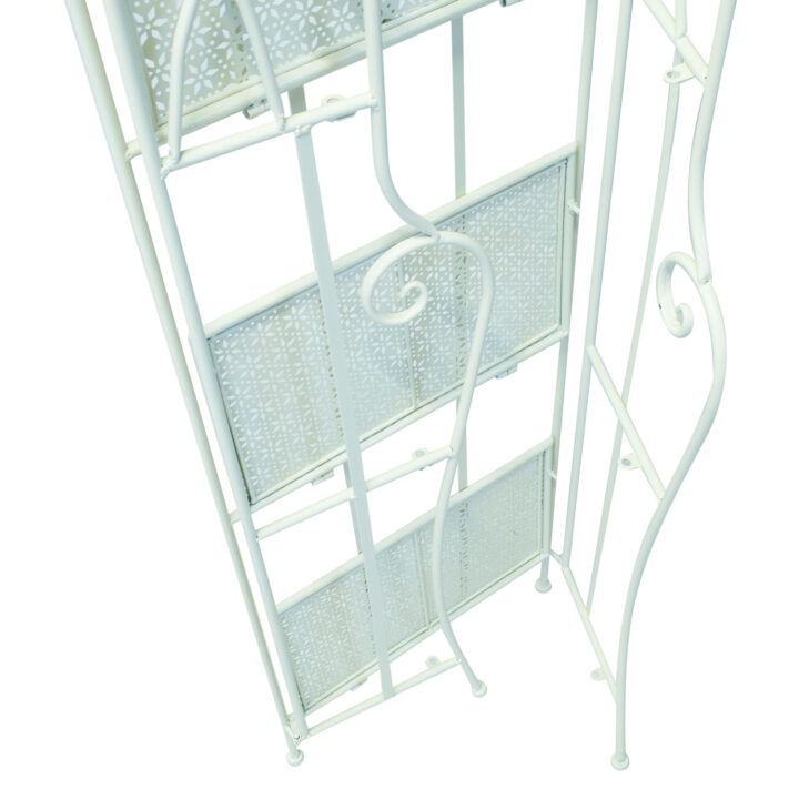 Riiul SANDY 40x28xH126cm, antiikvalge Rõdumööbel