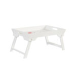 Kandik jalgadega SWEET HOME, 48x32xH24cm, valge puit Köögitarbed Köögitarbed