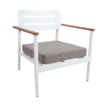 Tool FIRENZE valge, 70x75xH80,5cm, alumiinium Aiatoolid ja aiapingid Aiatoolid ja aiapingid