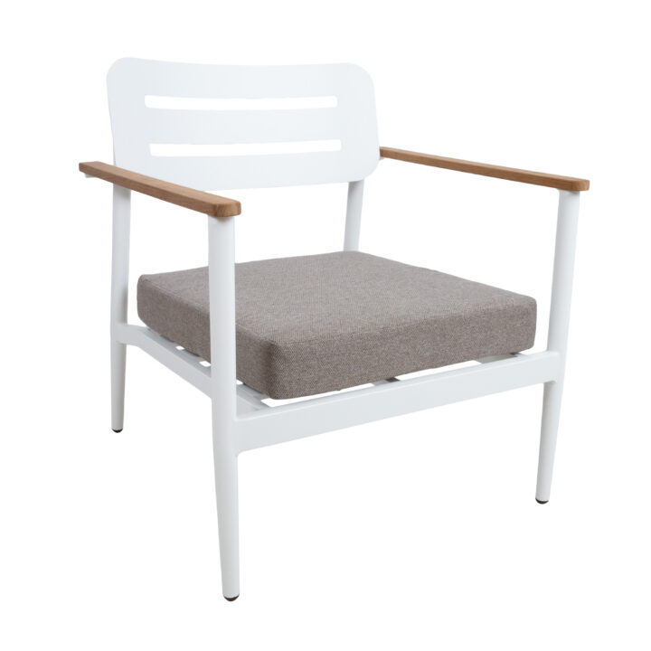 Tool FIRENZE valge, 70x75xH80,5cm, alumiinium Aiatoolid ja aiapingid Aiatoolid ja aiapingid