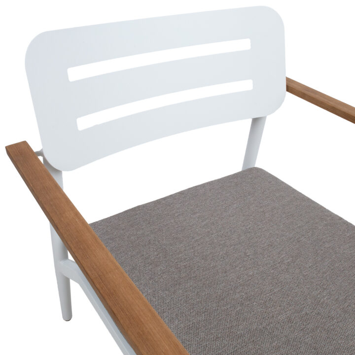 Tool FIRENZE valge, 70x75xH80,5cm, alumiinium Aiatoolid ja aiapingid Aiatoolid ja aiapingid