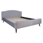 Voodi LAURA 160x200cm, helehall Magamistuba H03-100 Voodid