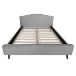 Voodi LAURA 160x200cm, helehall Magamistuba H03-100 Voodid