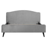 Voodi LAURA 160x200cm, helehall Magamistuba H03-100 Voodid