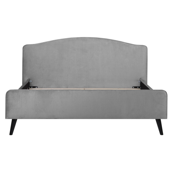 Voodi LAURA 160x200cm, helehall Magamistuba H03-100 Voodid