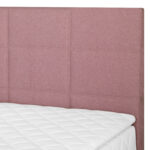 Kontinentaalvoodi LEVI 120x200cm, madratsiga, roosa, 123x210xH114,5cm Magamistuba H03-100 Voodid
