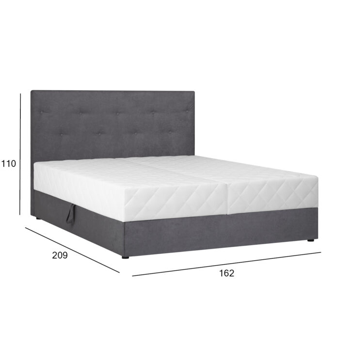 Voodi LENE 160x200cm, madratsiga Magamistuba H03-100 Voodid