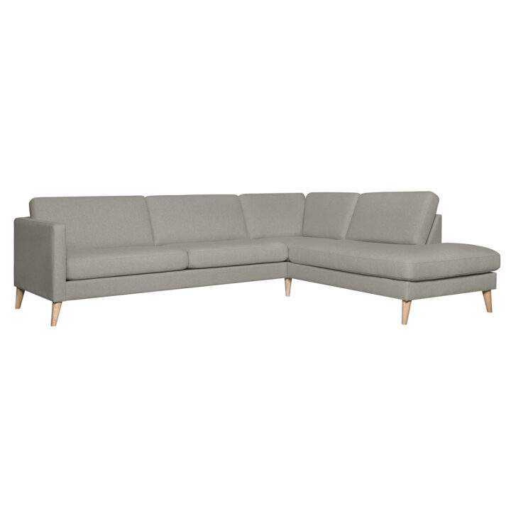 Nurgadiivan LINNEA PN helehall, 276×90/218xH80cm Diivanid Diivanid