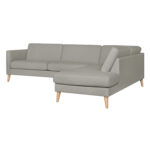 Nurgadiivan LINNEA PN helehall, 276×90/218xH80cm Diivanid Diivanid