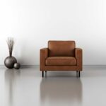 Tugitool LUCAS pruun, 94x90xH79cm Elutoamööbel H01-100 Pehmemööbli komplektid