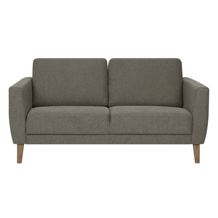 Diivan LANDO 2-kohaline, tumebeež, 158x89xH80cm Diivanid Diivanid