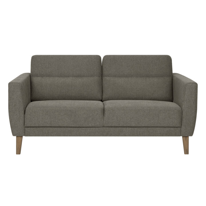 Diivan LANDO 2-kohaline, tumebeež, 158x89xH80cm Diivanid Diivanid