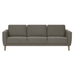 Diivan LANDO 3-kohaline, tumebeež, 207x89xH80cm Diivanid Diivanid