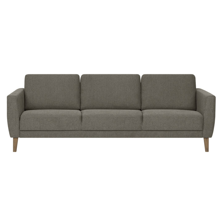 Diivan LANDO 3-kohaline, tumebeež, 207x89xH80cm Diivanid Diivanid