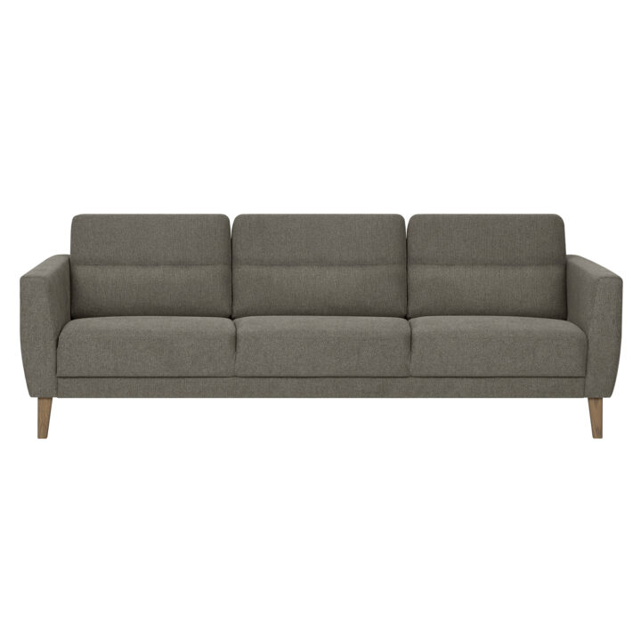 Diivan LANDO 3-kohaline, tumebeež, 207x89xH80cm Diivanid Diivanid