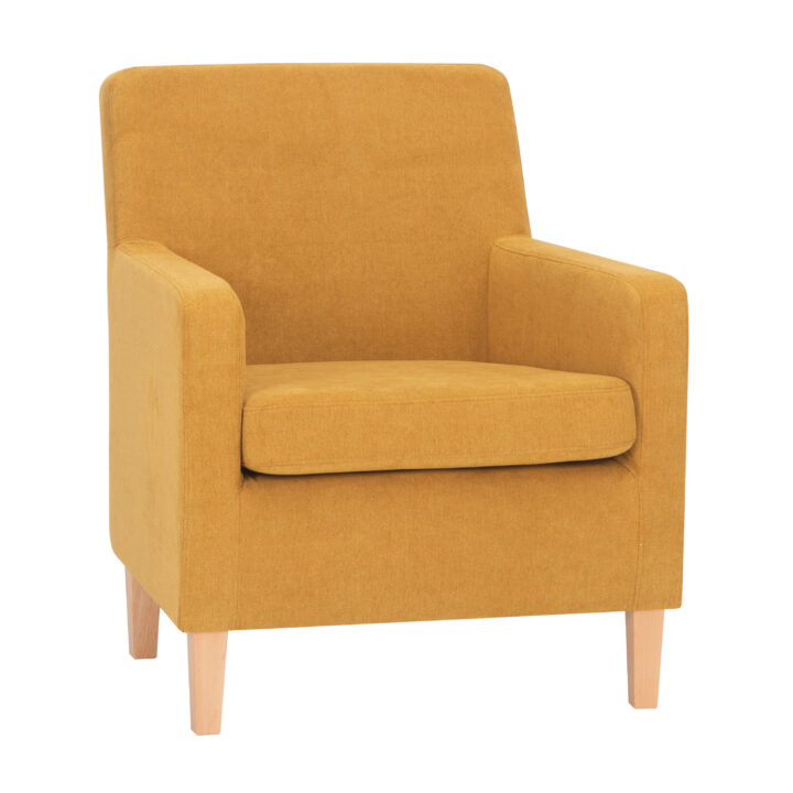 Tugitool LEENE kollane, 68,5x76xH84cm Elutoamööbel H01-500 Tugitoolid ja kiiktoolid