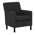 Tugitool LOONE tumehall, 68,5x76xH82cm Elutoamööbel H01-500 Tugitoolid ja kiiktoolid