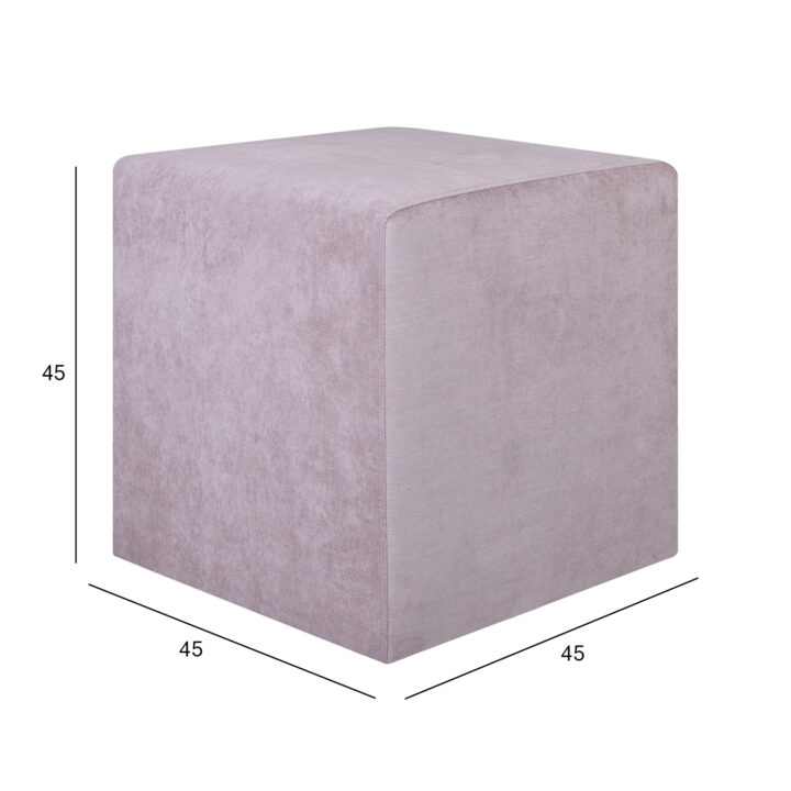 Tumba LYN roosa, 45x45xH45cm Elutoamööbel H01-600 Tumbad, kanapeed ja kott-toolid