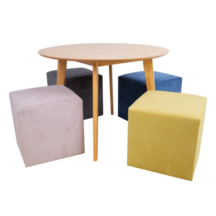 Tumba LYN roosa, 45x45xH45cm Elutoamööbel H01-600 Tumbad, kanapeed ja kott-toolid