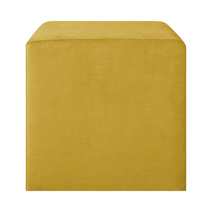 Tumba LYN kollane, 45x45xH45cm Elutoamööbel H01-600 Tumbad, kanapeed ja kott-toolid
